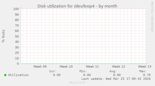 Disk utilization for /dev/loop4